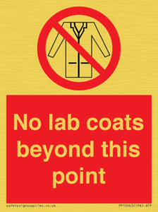 No lab coats beyond this point